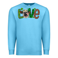 Ocean Blue Western St. Patrick's Day Love Cow Premium Sweatshirt - Artiststas