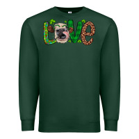 Sports Green Western St. Patrick's Day Love Cow Premium Sweatshirt - Artiststas