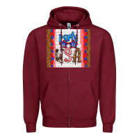 Burgundy party in the usa Zipper Hoodie - HRA Design Shop