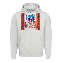 Dove Grey party in the usa Zipper Hoodie - HRA Design Shop