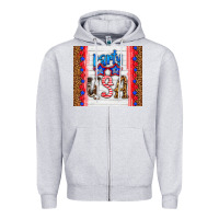 Heather Grey party in the usa Zipper Hoodie - HRA Design Shop