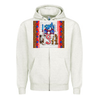 Oatmeal Heather party in the usa Zipper Hoodie - HRA Design Shop