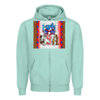 Seafoam party in the usa Zipper Hoodie - HRA Design Shop