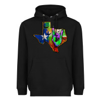 Black texas map halloween Heavyweight Hoodie - JahusDesignShop