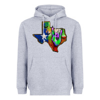 Heather Grey texas map halloween Heavyweight Hoodie - JahusDesignShop