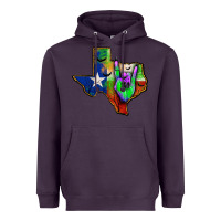 Plum texas map halloween Heavyweight Hoodie - JahusDesignShop