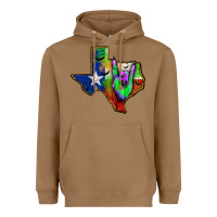 Toasted Coconut texas map halloween Heavyweight Hoodie - JahusDesignShop