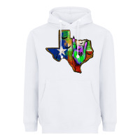 White texas map halloween Heavyweight Hoodie - JahusDesignShop