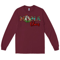 Burgundy mama claus Long Sleeve Tee - RanaPortraitStore