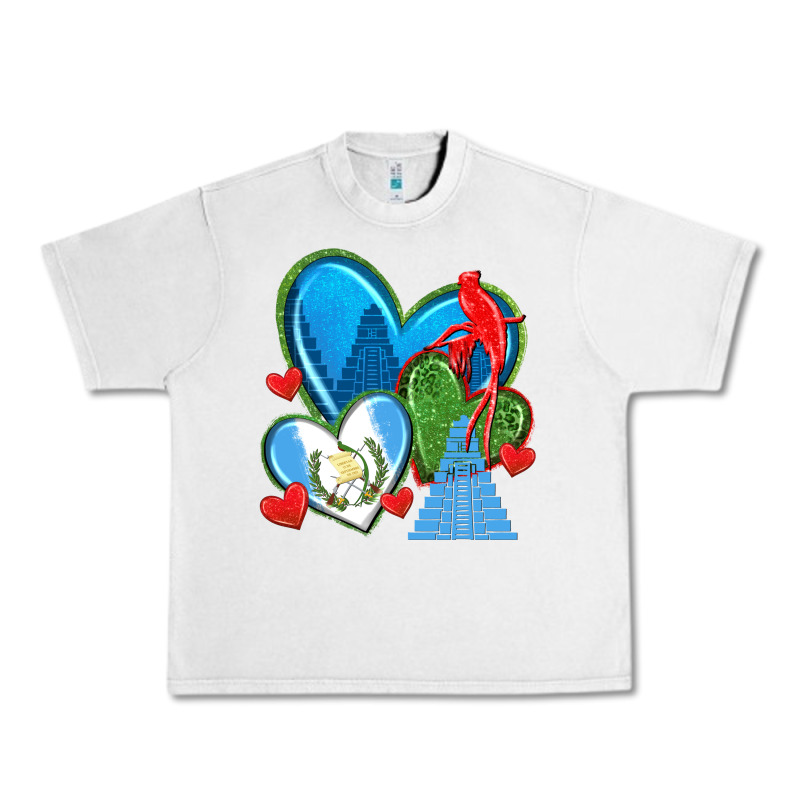 Guatemala Hearts Urban Heavy Tee by texasbilliewilder | Teevron