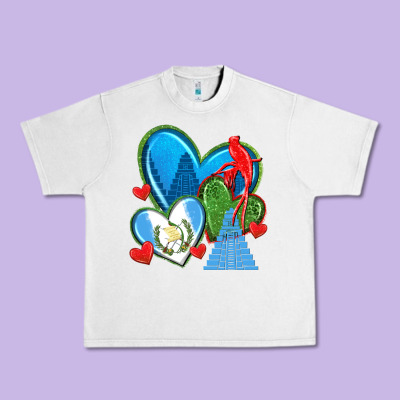 Urban Heavy Tee guatemala hearts