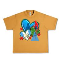 Peanut Butter guatemala hearts Urban Heavy Tee - texasbilliewilder