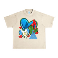 Sandshell guatemala hearts Urban Heavy Tee - texasbilliewilder