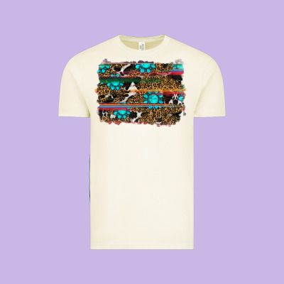 Vintage Tee western background