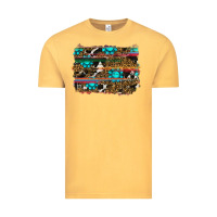 Vintage Mustard western background Vintage Tee - RanaPortraitStore