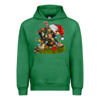 Emerald Christmas soldier veteran boots Urban Hoodie - MaliasSmallBusiness