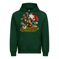 Forest Green Christmas soldier veteran boots Urban Hoodie - MaliasSmallBusiness