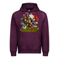 Mauve Wine Christmas soldier veteran boots Urban Hoodie - MaliasSmallBusiness