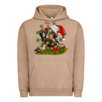 Pigment Burro Christmas soldier veteran boots Urban Hoodie - MaliasSmallBusiness