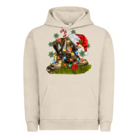 Pigment French Oak Christmas soldier veteran boots Urban Hoodie - MaliasSmallBusiness