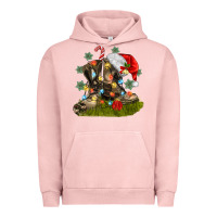 Pigment Salmon Christmas soldier veteran boots Urban Hoodie - MaliasSmallBusiness