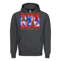 Smoke america thunderbolt Zipper Hoodie - HRA Design Shop
