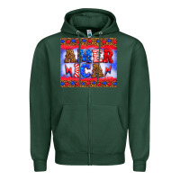 Sports Green america thunderbolt Zipper Hoodie - HRA Design Shop