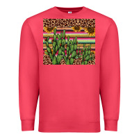 Cardinal cactus serape Premium Sweatshirt - AdoDesignShop