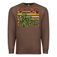 Chestnut cactus serape Premium Sweatshirt - AdoDesignShop