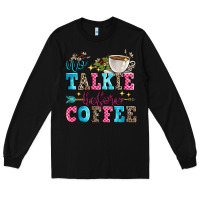 Black no talkie before coffee Long Sleeve Tee - Zillion Design Studio