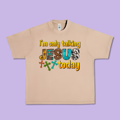 Urban Heavy Tee im only talking jesus today