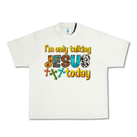Pistachio im only talking jesus today Urban Heavy Tee - texasbilliewilder