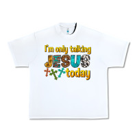 White im only talking jesus today Urban Heavy Tee - texasbilliewilder