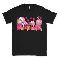 Pink Christmas Coffee Cups Classic Tee | Teevron