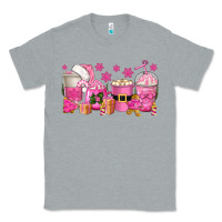 Heather Grey pink christmas coffee cups Classic Tee - texasbilliewilder
