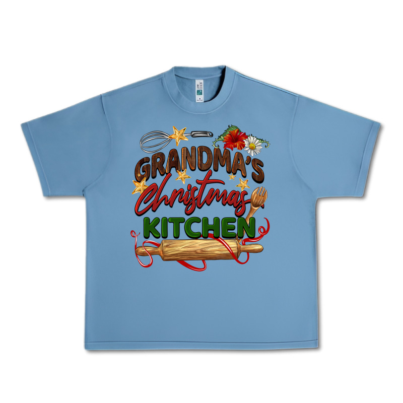 Grandma's Christmas Kitchen Urban Heavy Tee by BarkalooDesign | Teevron