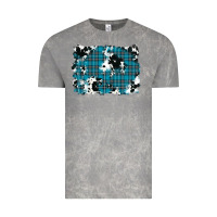 Cloud Rock winter plaid cowhide pattern background Vintage Tee - RanaPortraitStore