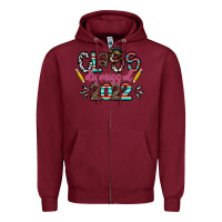 Burgundy class dismissed 2022 Zipper Hoodie - CowhideDigitalArt