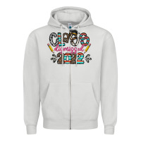 Dove Grey class dismissed 2022 Zipper Hoodie - CowhideDigitalArt
