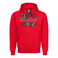 Red class dismissed 2022 Zipper Hoodie - CowhideDigitalArt