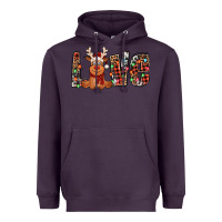 Plum love christmas reindeer Heavyweight Hoodie - Jasminsmagicworld