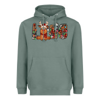 Sage love christmas reindeer Heavyweight Hoodie - Jasminsmagicworld