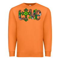 Carrot Western St. Patrick's Day Love Cross Premium Sweatshirt - Artiststas