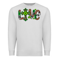 Dove Grey Western St. Patrick's Day Love Cross Premium Sweatshirt - Artiststas
