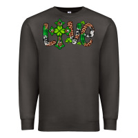 Smoke Western St. Patrick's Day Love Cross Premium Sweatshirt - Artiststas