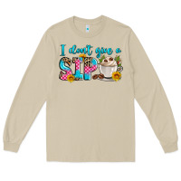 Mushroom i don't give a sip Long Sleeve Tee - Zillion Design Studio