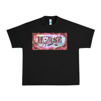 Black Valentine's Day Nurse Urban Heavy Tee - RanaPortraitStore