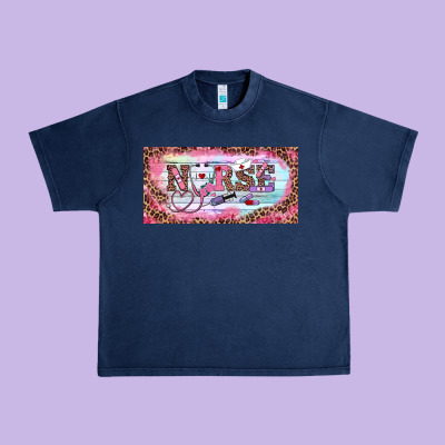 Valentine's Day Nurse Urban Heavy Tee Designed By Ranaportraitstore