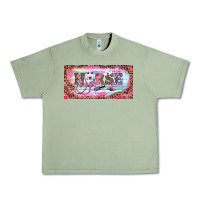 Oil Green Valentine's Day Nurse Urban Heavy Tee - RanaPortraitStore