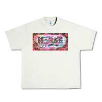Pistachio Valentine's Day Nurse Urban Heavy Tee - RanaPortraitStore